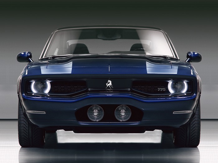 Blue Equus Bass 770 (2015) front view