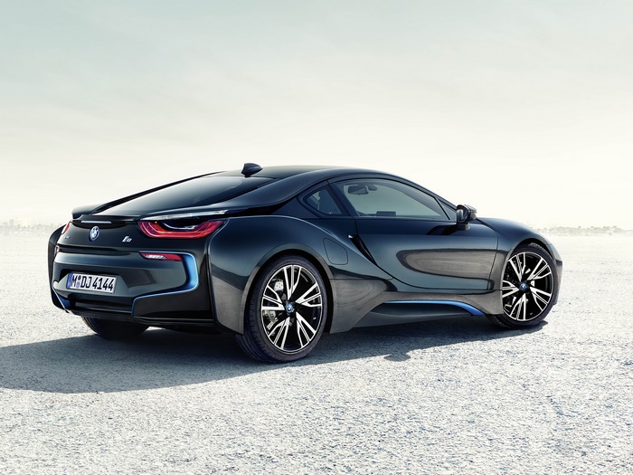 Black BMW i8 Hybrid Sport Car