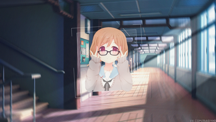 An Onoya in a School Hallway