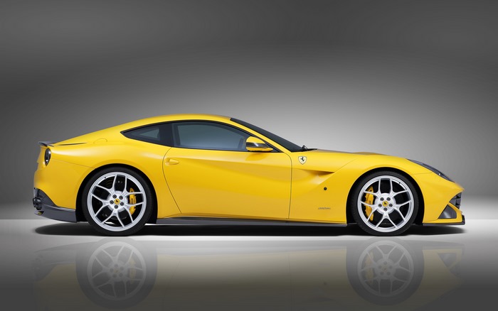 Yellow Novitec Rosso Ferrari F12 Berlinetta