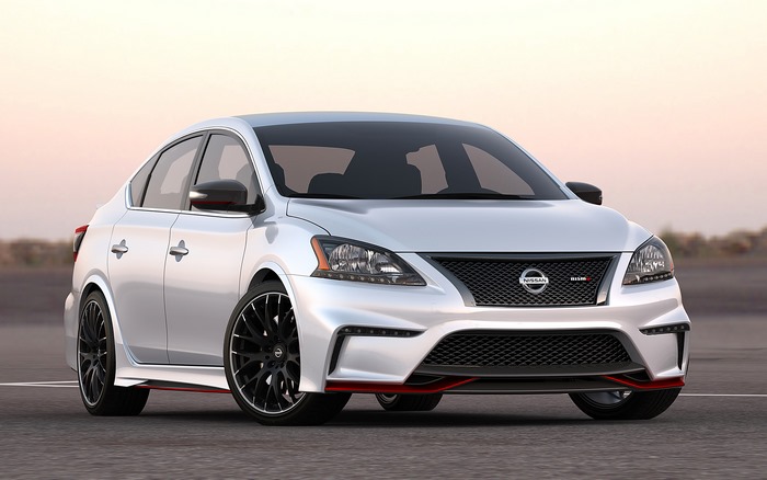 Silver Nissan Sentra Nismo Concept car