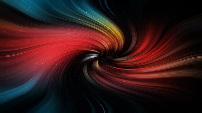 Abstract Swirl 4K Colors