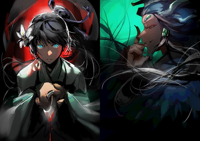Qin Shi Huang and Jing Ke from Fate/Grand Order 4K