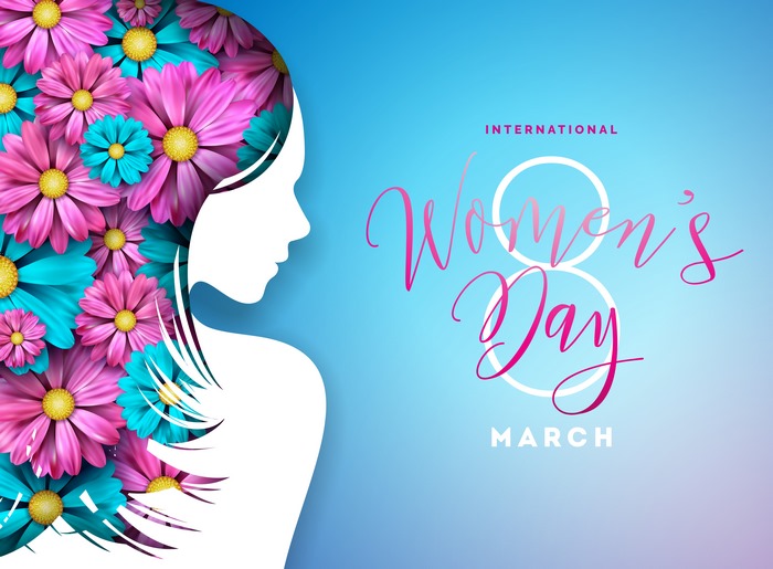 International Women's Day March 8 Flowers