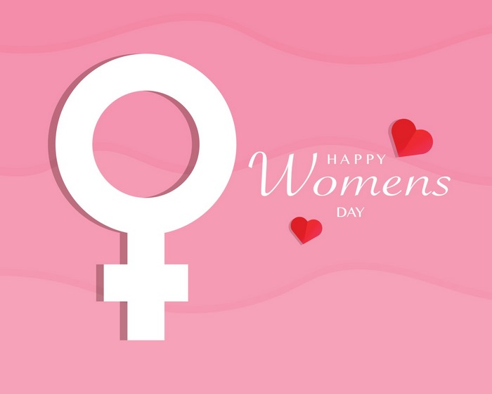 Happy Womens Day Symbol