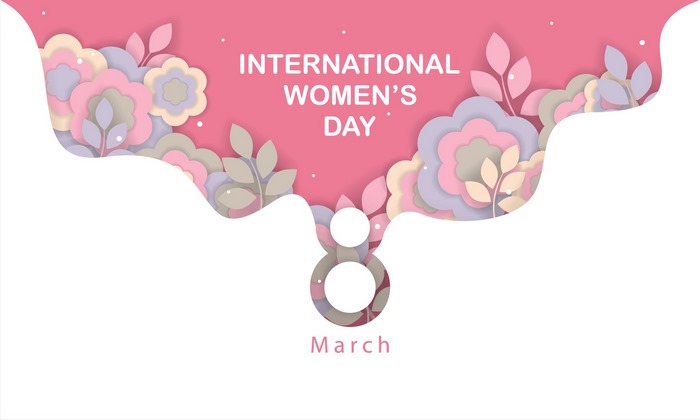 International Women's Day March 8th Floral Design