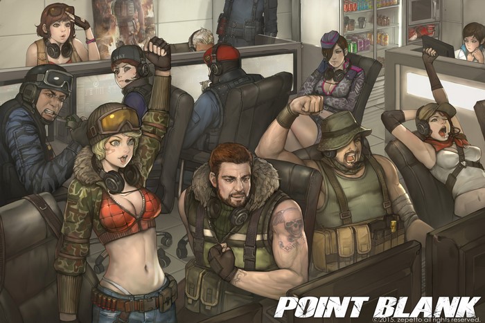 Point Blank Fan Art of Gamers