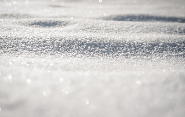 Close-up of freshly fallen snow