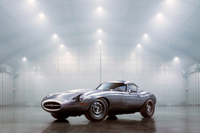 Eagle Low Drag GT (2013) silver sportscar in a warehouse