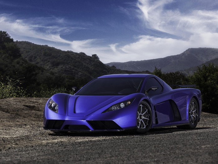 Blue Kepler Motion Sport Car