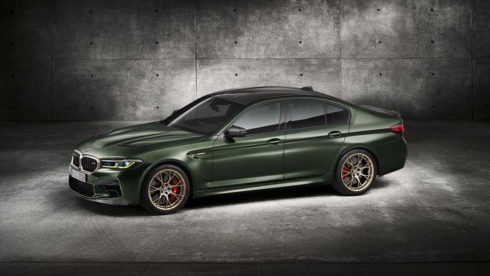 Green 2022 BMW M5 CS Sedan