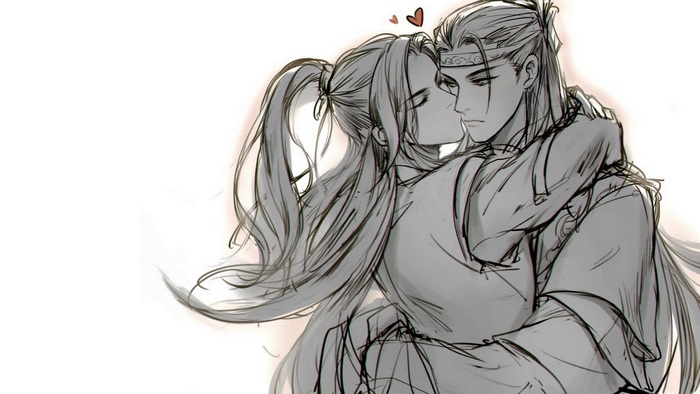 Wei Ying and Lan Zhan from Mo Dao Zu Shi
