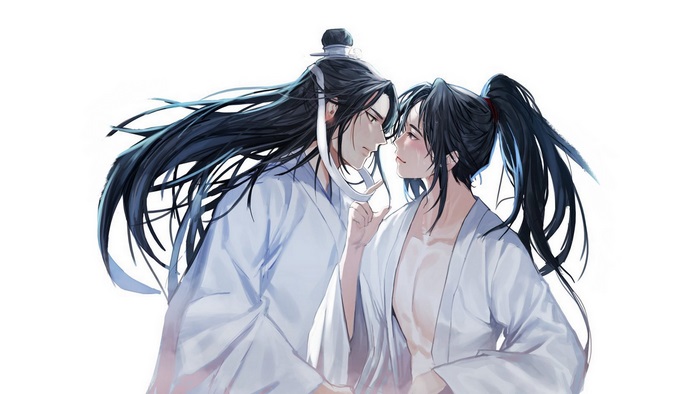 Mo Dao Zu Shi Intimate Moment Between Wei Ying and Lan Wangji