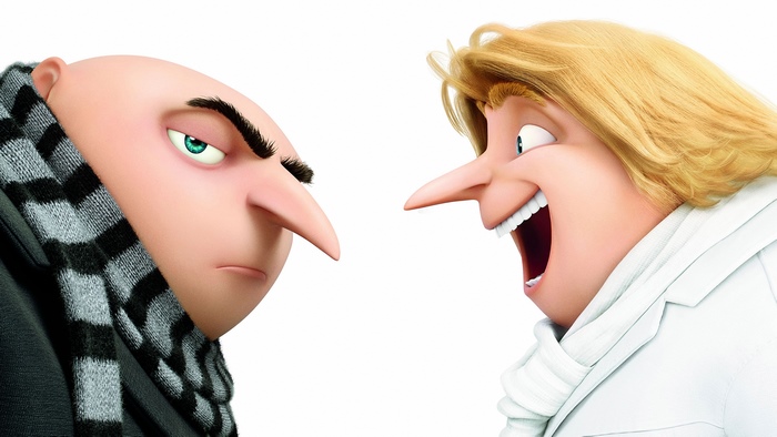 Gru and Dru from Despicable Me 4K