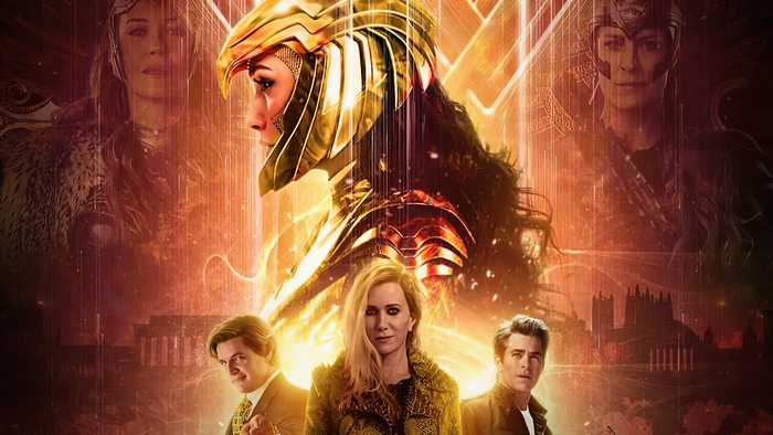 Wonder Woman 1984 4K Poster with Gal Gadot, Kristen Wiig, Chris Pine