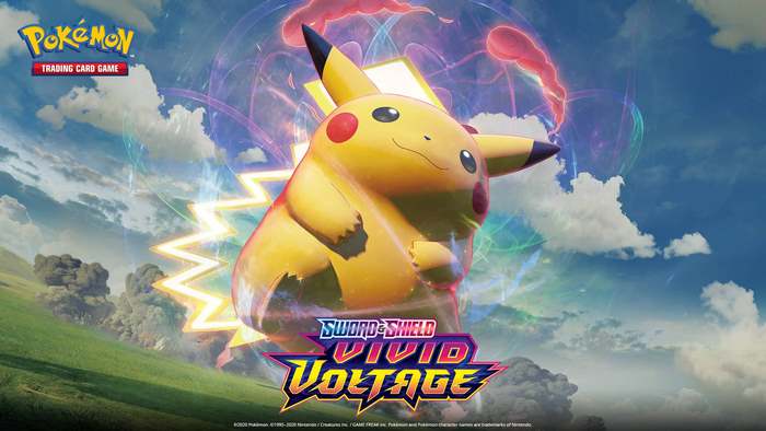 Pikachu from Pokemon Trading Card Game: Sword & Shield Vivid Voltage