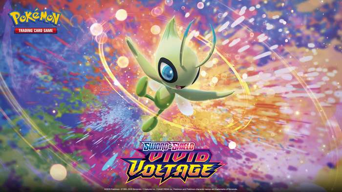 Celebi from Pokemon Sword and Shield Vivid Voltage