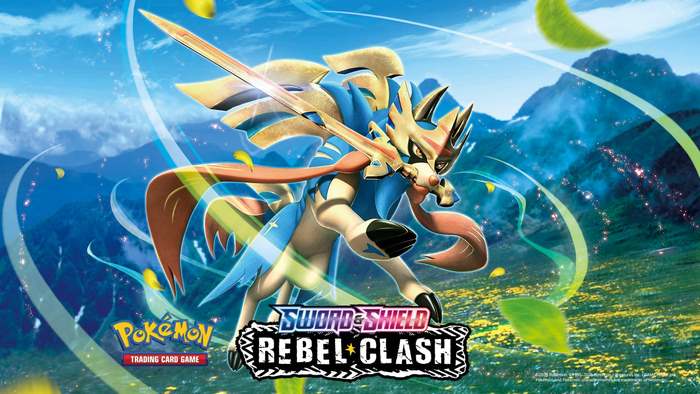 Zacian from Pokemon Sword and Shield Rebel Clash