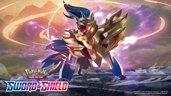 Zacian from Pokemon Trading Card Game Sword & Shield