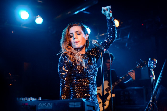 Sydney Sierota of Echosmith performing live