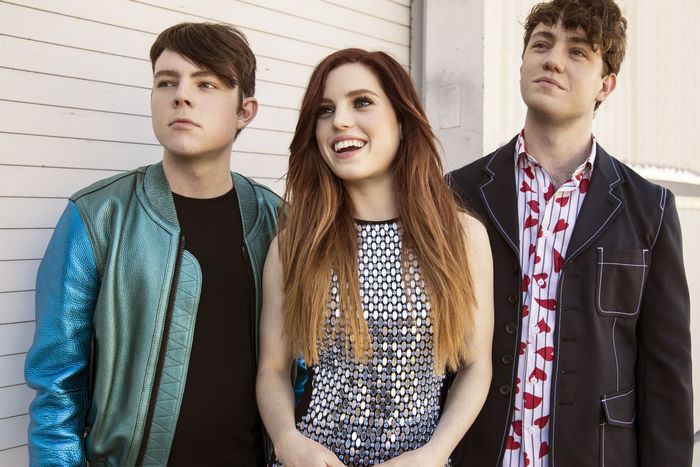 Sydney Sierota and Echosmith band members