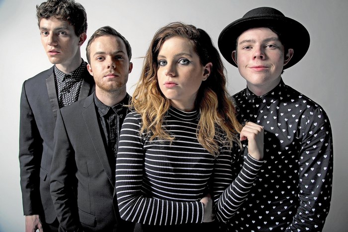 Echosmith band members posing for a photo