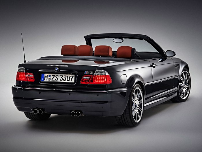 Black BMW M3 Convertible with Red Interior