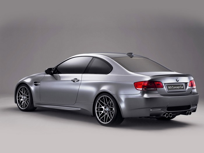 Silver BMW M3 Concept Car