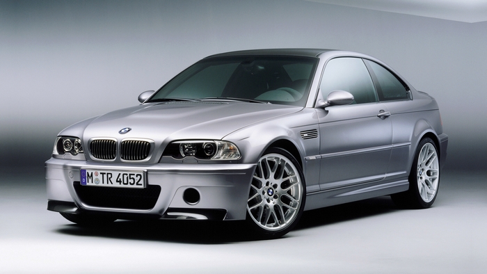 Silver 2003 BMW M3 CSL Coupe