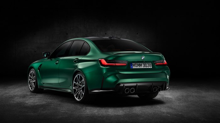 Green 2021 BMW M3 Competition Sedan