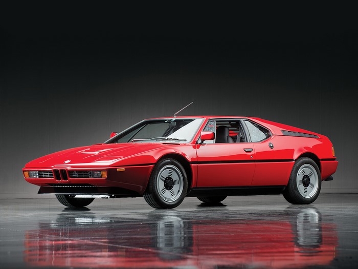 Red 1979 BMW M1 Coupe