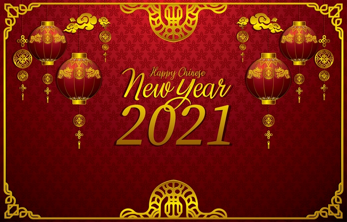 Happy Chinese New Year 2021 Lanterns