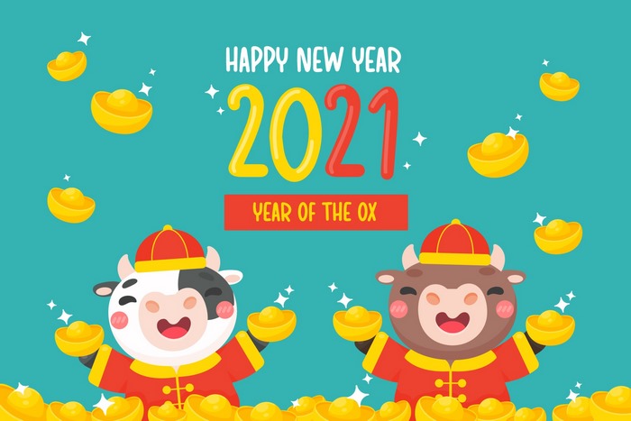 Happy New Year 2021 Year of the Ox