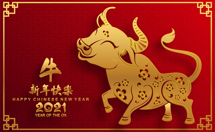 Chinese New Year 2021 Year of the Ox 4K