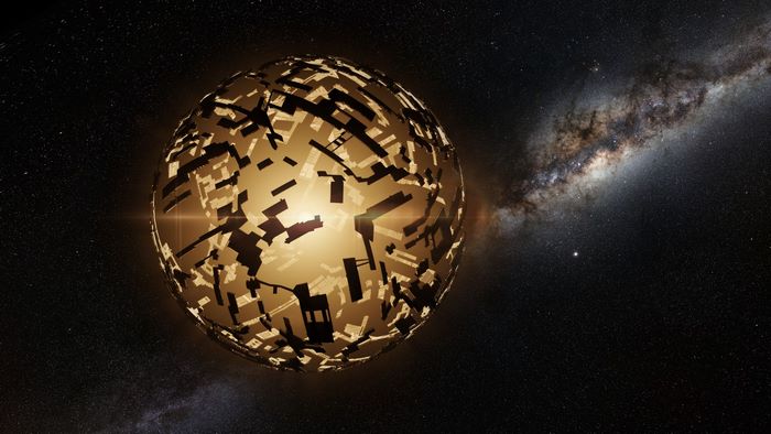 Sci-Fi Dyson Sphere in Space