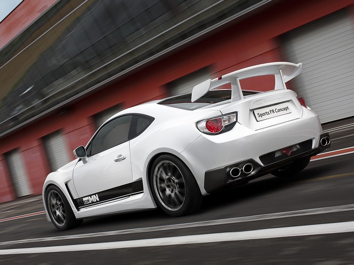 White Toyota GT-86 GRMN Sports FR Concept car