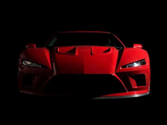Red Falcon F7 sports car