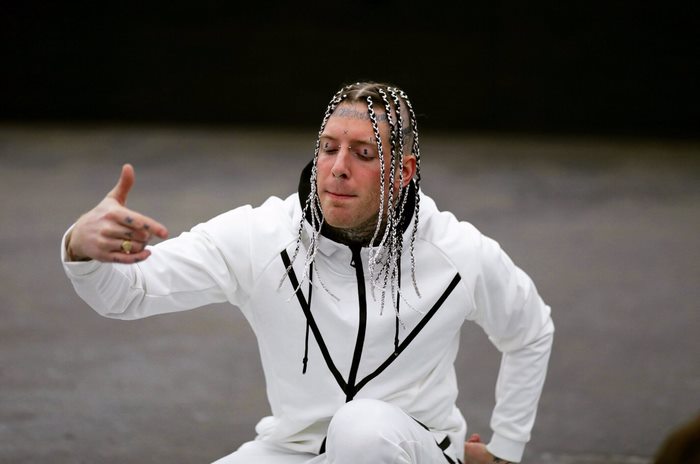 Tom MacDonald with braids
