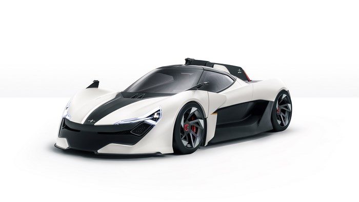 Apex AP-0 Concept two-toned sports car