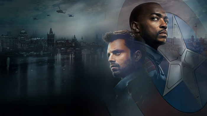 Sam Wilson and Bucky Barnes from The Falcon and the Winter Soldier 4K