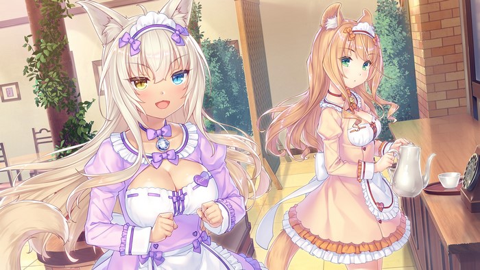 Maple and Coconut from Nekopara