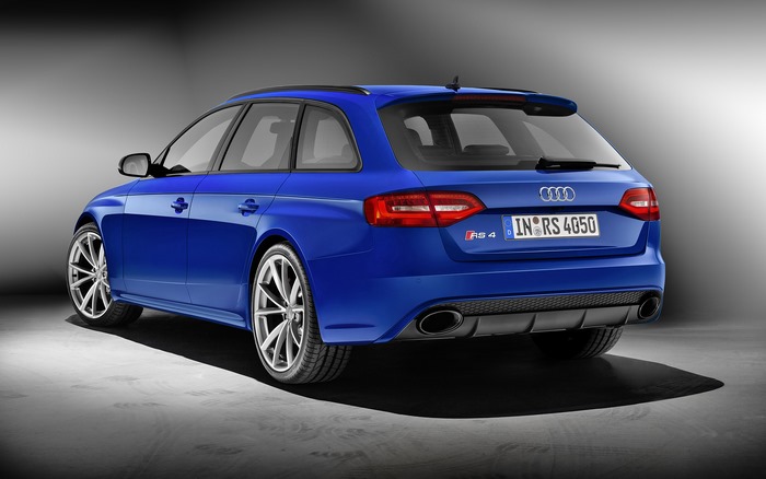 Blue Audi RS4 Avant Nogaro Station Wagon