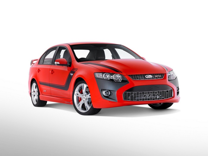 Red Ford FPV GT Sedan