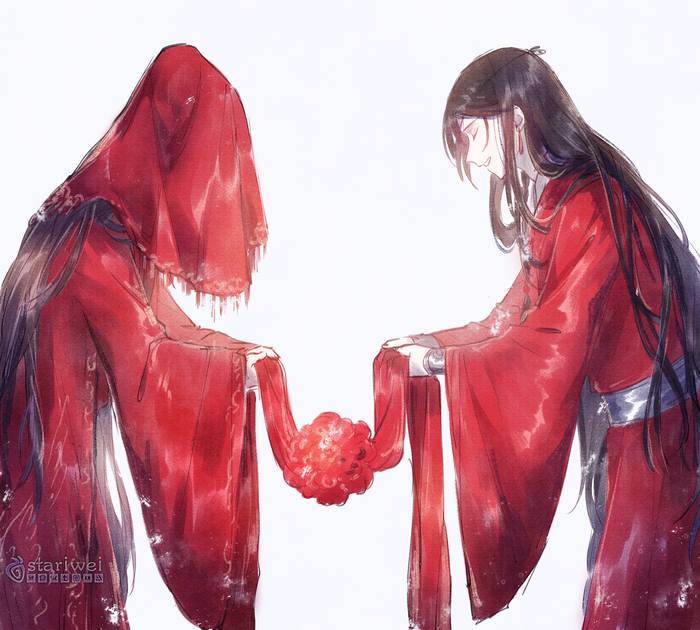 Xie Lian and Hua Cheng from Tian Guan Ci Fu