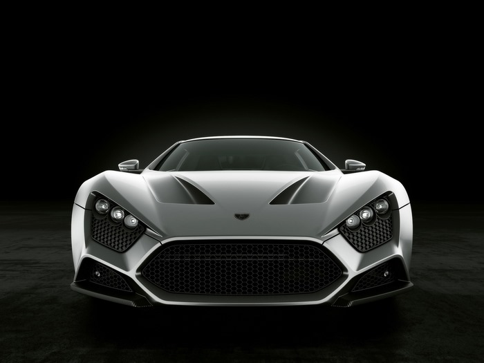 Zenvo ST1 Silver Sport Car