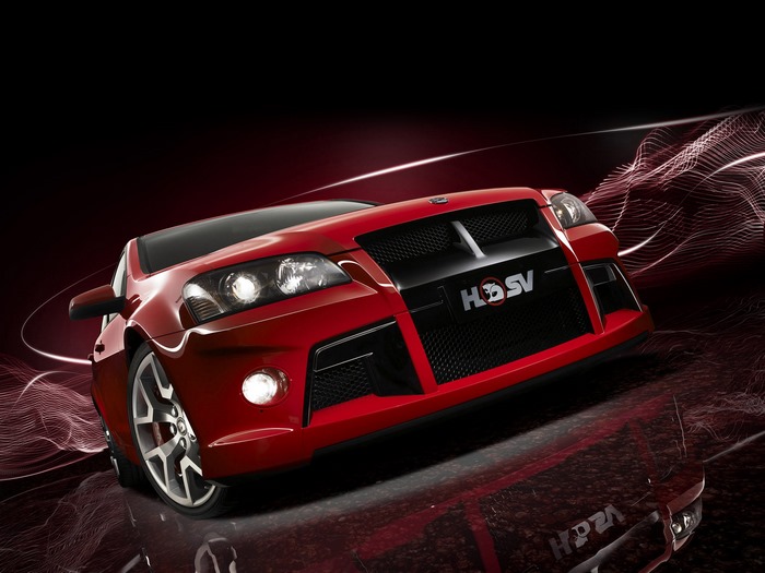 Red Holden HSV WA27 Car