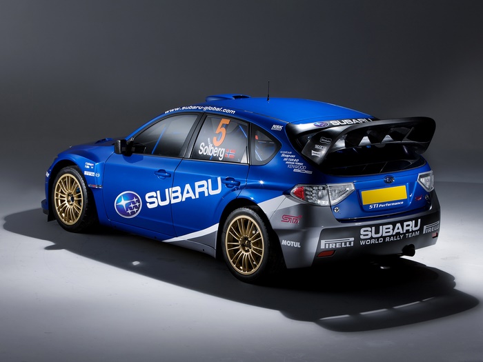 Petter Solberg's Subaru Impreza WRC car