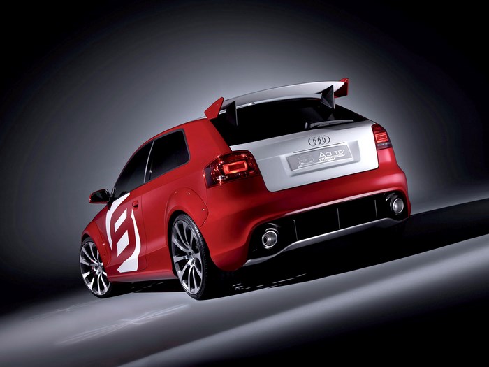 2008 Audi A3 TDI Clubsport Quattro rear view