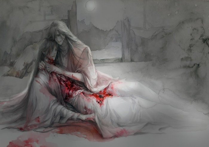 Hua Cheng and Xie Lian from Heaven Official's Blessing