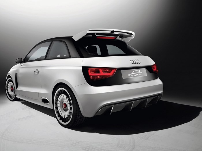 Audi A1 Clubsport Quattro rear view